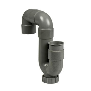 Pvc sifon 40mm (grijs)