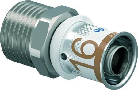 Uponor S-Press Plus Overgangskoppeling 16x15 K