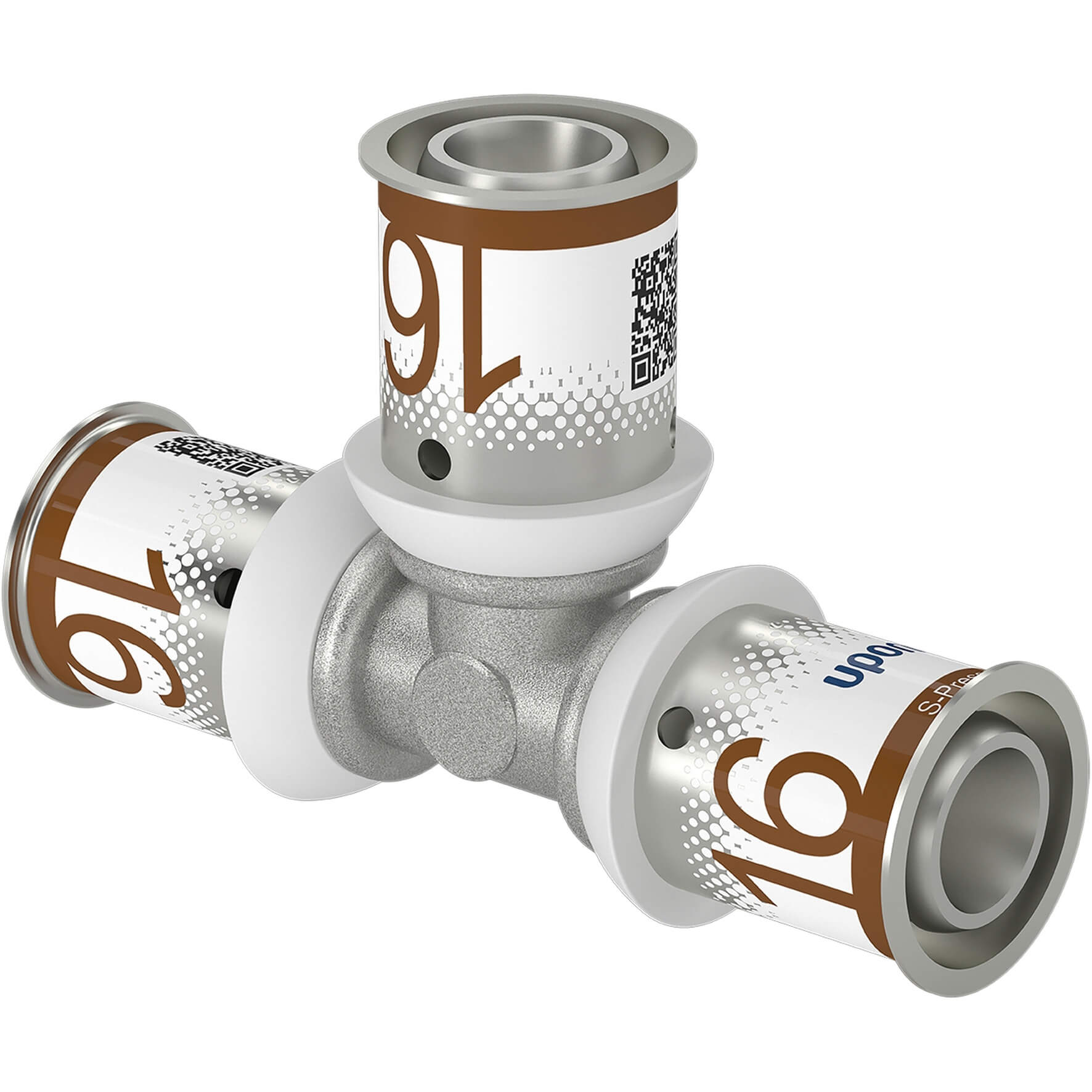 Uponor S-Press Plus T-Stuk 16mm