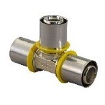 Uponor Gas Perskoppeling T Stuk 25mm