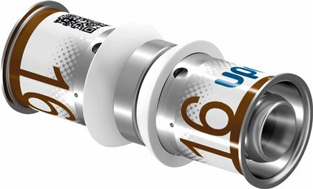 Uponor S-Press Plus Rechte Perskoppeling 16mm