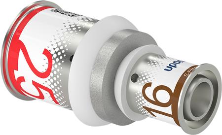 Uponor S-Press Plus Verloopkoppeling 25x16mm