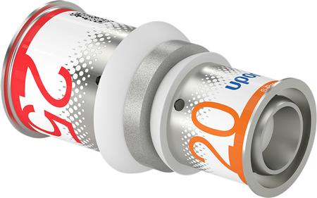 Uponor S-Press Plus Verloopkoppeling 25x20mm