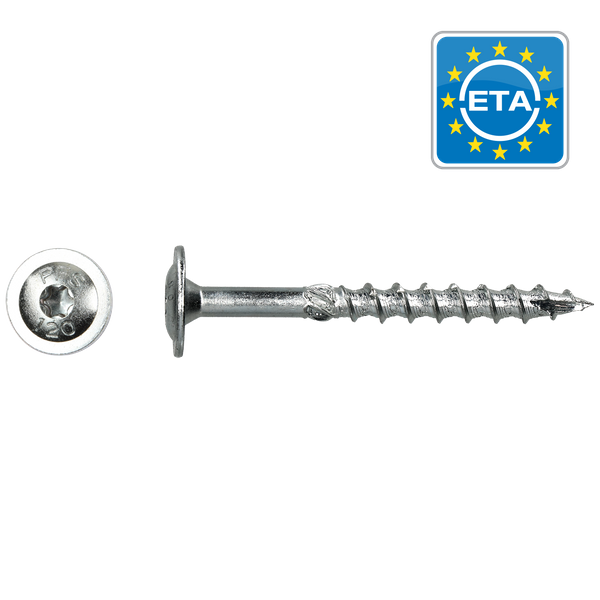 PFS Flenskophoutschroef T30 Ø 6x40