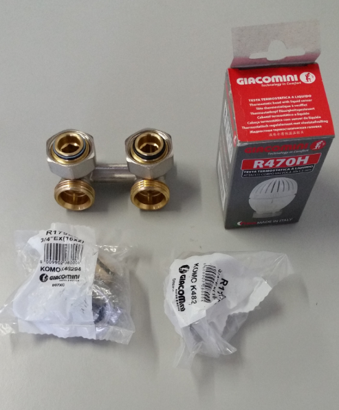 Aansluitset 12 Thermrad s8