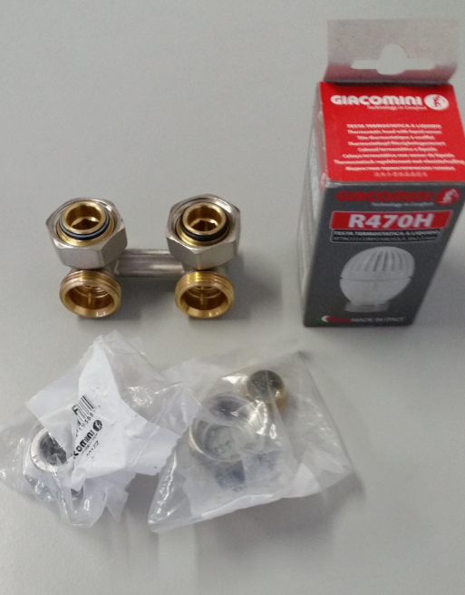 Aansluitset 16 Thermrad s8