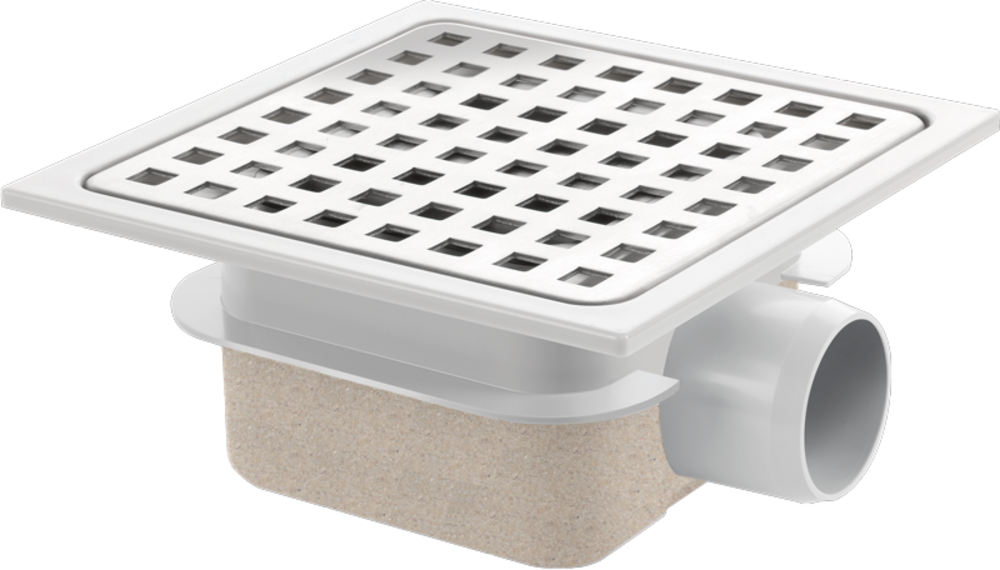 Doucheput 15x15 zijaansluiting