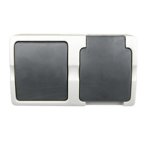 Ratio WD Combinatie WCD + Wisselschakelaar Opbouw Horizontaal