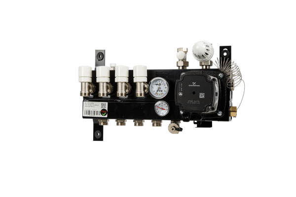 VTE Slim Verdeler 4-groeps Grundfos UPM3 A-label pomp