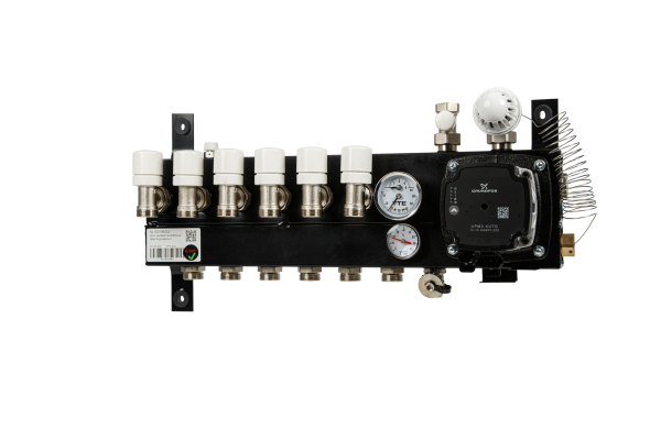 VTE Slim Verdeler 6-groeps Grundfos UPM3 A-label pomp