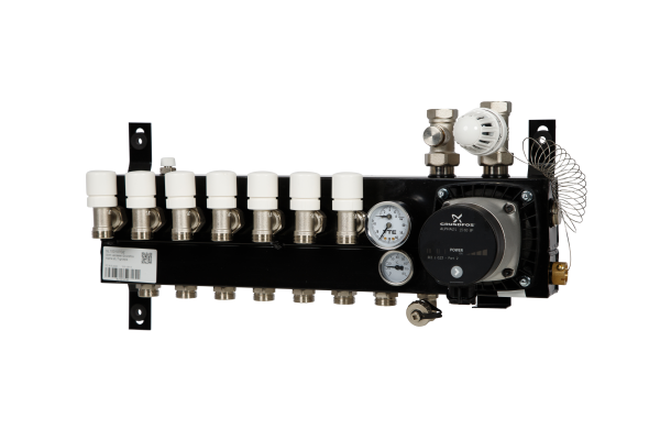 VTE Slim Verdeler 7-groeps Grundfos UPM3 A-label pomp