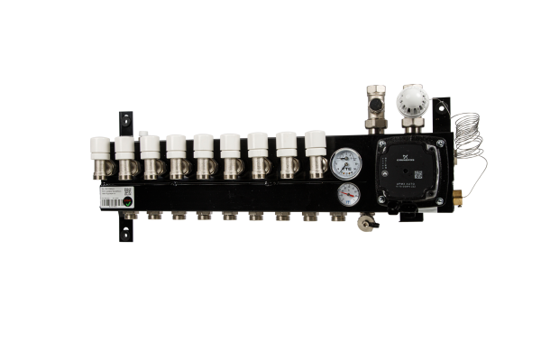 VTE Slim Verdeler 9-groeps Grundfos UPM3 A-label pomp