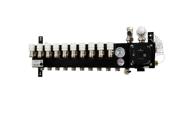VTE Slim Verdeler 10-groeps Grundfos UPM3 A-label pomp