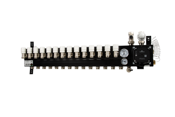 VTE Slim Verdeler 14-groeps Grundfos UPM3 A-label pomp