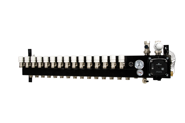 VTE Slim Verdeler 15-groeps Grundfos UPM3 A-label pomp