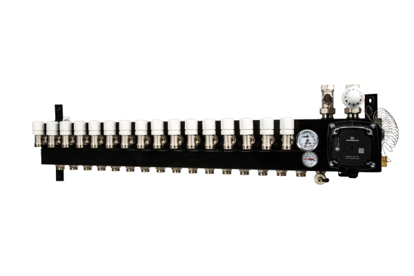 VTE Slim Verdeler 16-groeps Grundfos UPM3 A-label pomp