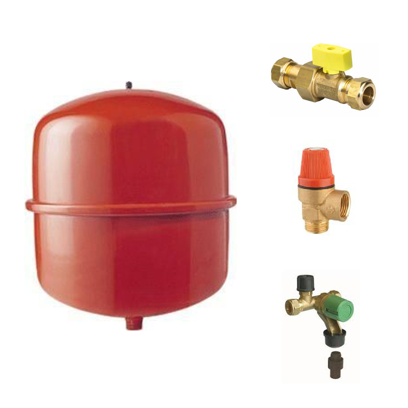 Expansievat Renovatie Set Rood 18/0.5