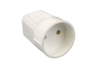 Contrastekker zonder randaarde