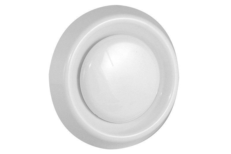 Ventilatie Ventiel 100-125 Wit + Klemveer