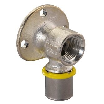 Uponor Gas Perskoppeling Muurplaat 20x1/2