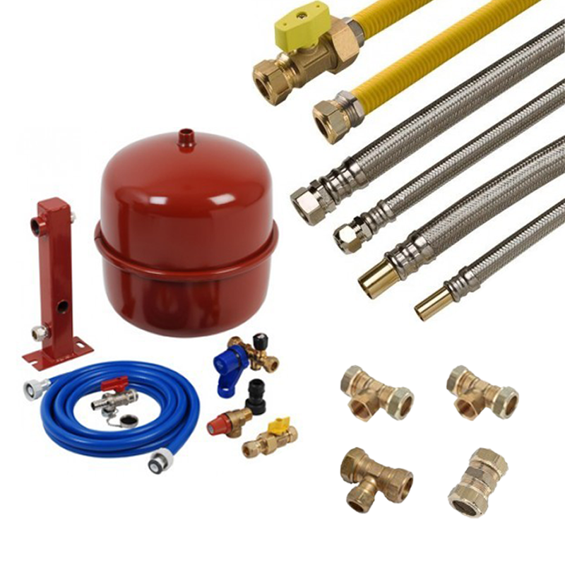 Flexibele Ketel Aansluitset Compleet