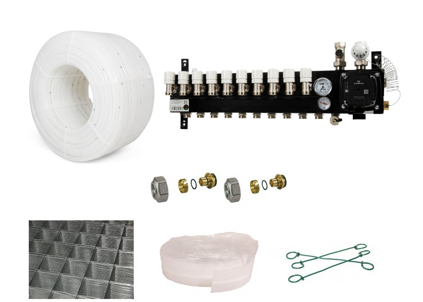 PE-RT vloerverwarming set 99 120m²