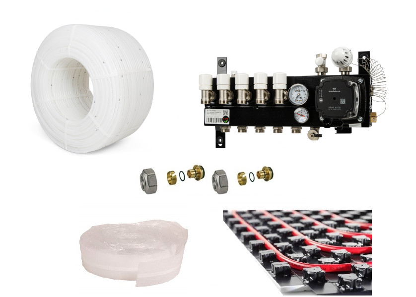 PE-RT vloerverwarming set 103 60m²