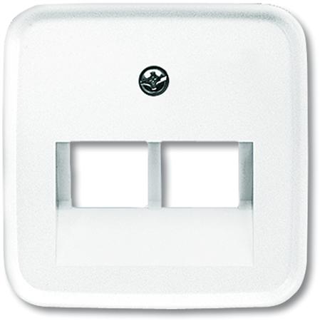 Busch-Jaeger Reflex Internet 2V Centraalplaat Wit