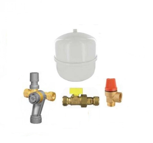 Expansievat renovatie set wit