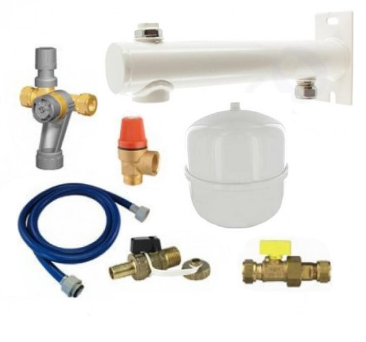 Expansievat set compleet wit