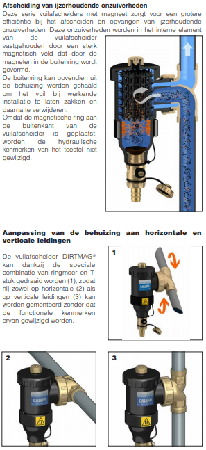 Caleffi Dirtmag Kunststof Vuilafscheider 22MM - 545302 - Afbeelding 3
