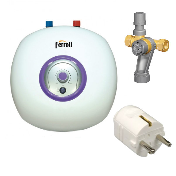 Ferroli Bravo SN10 Keukenboiler 10 Liter Bovenaansluiting