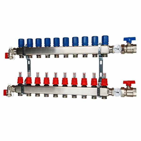 VTE RVS Open Verdeler 10 Groepen