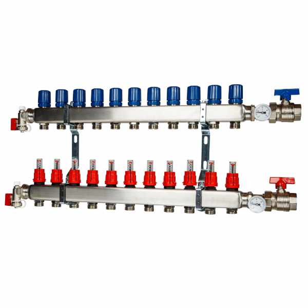 VTE RVS Open Verdeler 11 Groepen