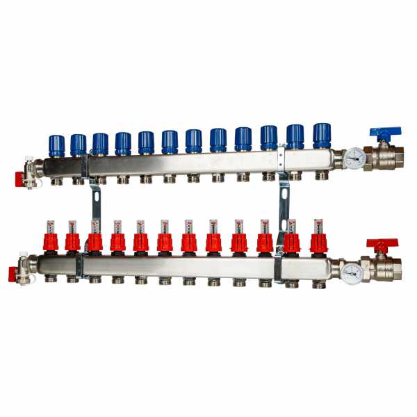 VTE RVS Open Verdeler 12 Groepen