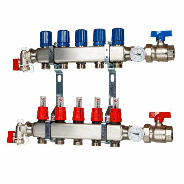 VTE RVS Open Verdeler 5 Groepen
