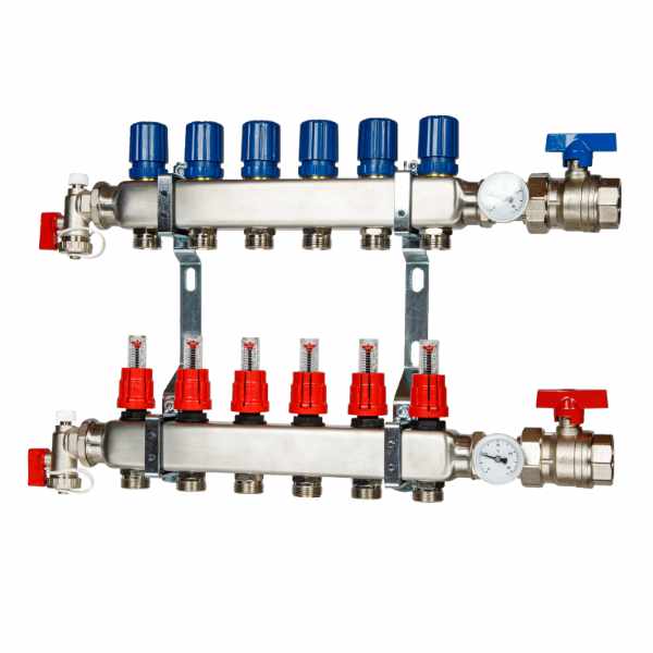 VTE RVS Open Verdeler 6 Groepen