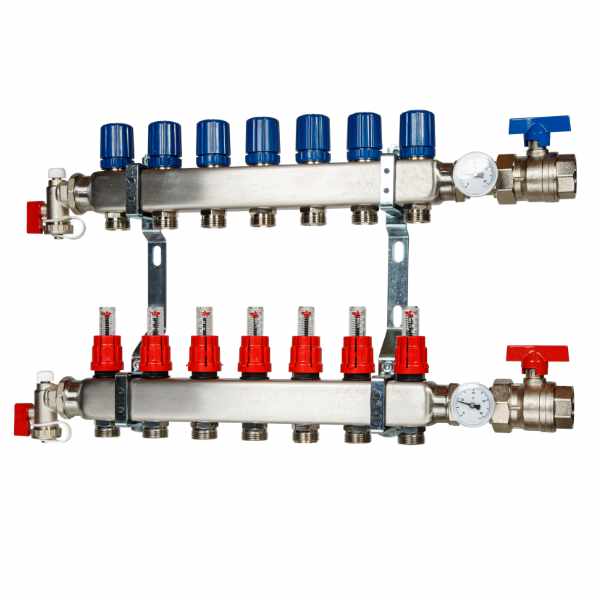 VTE RVS Open Verdeler 7 Groepen