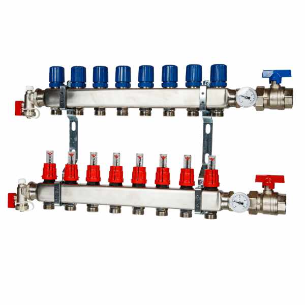 VTE RVS Open Verdeler 8 Groepen