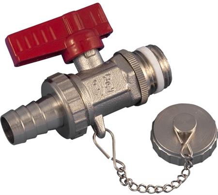 Sol vul-/aftapkraan 1/2 nikk