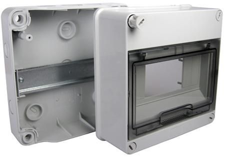 Sol kunststofkast 8mod+klapdeksel