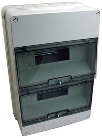 Sol kunststofkast 24mod+klapdeksel