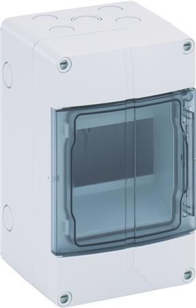 Sol kunststofkast+klapdeksel 5modulen