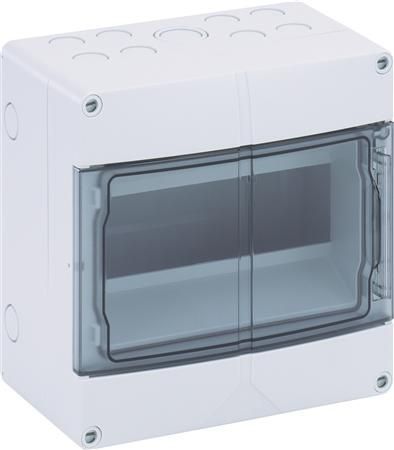 Sol kunststofkast+klapdeksel 9modulen