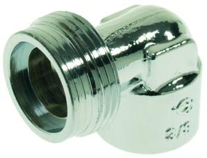 Gascomfort Nippel 1/2-M24 Chroom Haaks