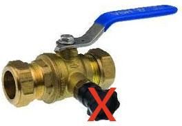 Sol kogelafsl. kiwa 15mm kn