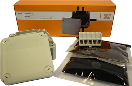 Gietmof t60 pak. kabeldoos + giet en klemstk