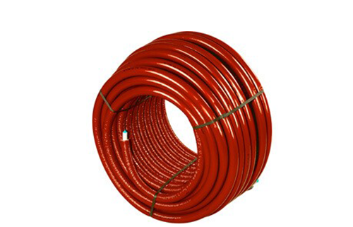 Flexibele CV &amp; Waterleiding Geïsoleerd Rood