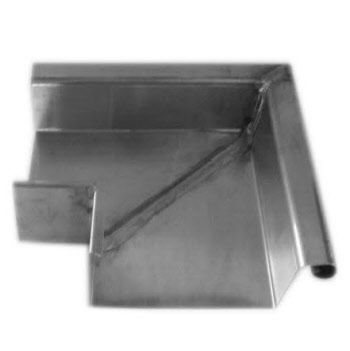 Buitenhoek B44 Haaks Gesoldeerd Bakgoot