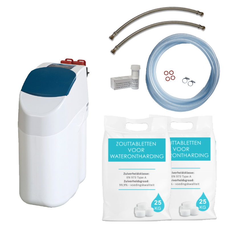 Waterontharder Aquanero 5,8 Liter (1-3 personen) - Inclusief Aansluitset